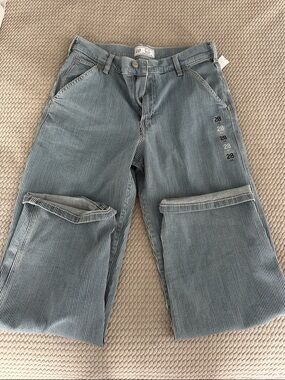BNWT GAP Women's Blue Pinstripe Carpenter Jeans